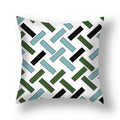 Axyaa Pink Gold Geometry Polyester Pillow Case 45*45cm Square