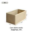 Axyaa Drawer Organizers for Clothes, Underwear, Socks - Foldable Storage Bins