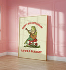 Frog Self Love Canvas Poster by Axyaa for Home Decor