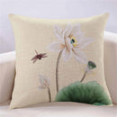 Lotus Cushion Cover by Axyaa: Stylish Home Decor Pillowcase for Living Room, Car, and More