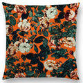 Axyaa Botanical Garden Floral Leaves Print Pillow Case Cover
