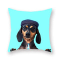 Axyaa Dog Eating Ice Cream Decorative Pillowcase 45x45cm