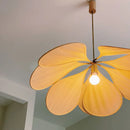 Axyaa Handmade Petal Pendant Lamp - Japanese Style Weaving Art & Retro Design
