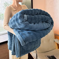 Axyaa Cozy Rabbit Fur Throw Blanket: Soft Plush Sofa Bed Autumn Winter Warm Blanket