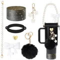 Axyaa Cup Accessories Set for Stanley Tumblers: Straws, Covers, Caps, Boot, Charm Chains