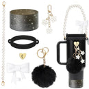 Axyaa Cup Accessories Set for Stanley Tumblers: Straws, Covers, Caps, Boot, Charm Chains