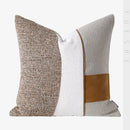 Axyaa Geometric Pattern Square Pillow - Modern Soft Decor for Sofa Bed