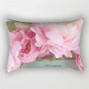 Pink Flower Polyester Pillowcase - Romantic Girl Room Aesthetic Decor