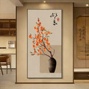 Axyaa Bamboo Entrance LED Light Wall Decor - High-end Chinese Style Home Hanging Painting