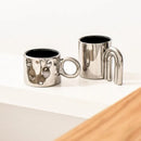 Axya Luxury Nordic Silver Ceramic Coffee Mug for Home Decor and Gifting