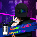 Axyaa LED Matrix Cap: Bluetooth Controlled Hip Hop Party Hat