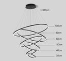 Axyaa Facil Hall Staircase Chandelier Ceiling Lamp Indoor Lighting Fixtures