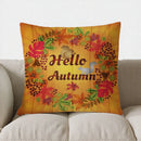 Autumn Pumpkins Decorative Throw Pillow Cover by Axyaa - for Sofa, Bedroom, Car