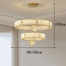 Axyaa Crystal Chandelier Pendant Light for Living Room and Bedroom