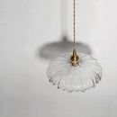 Axyaa Clear Glass LED Pendant Lights for Kitchen Island Coffee, Modern Nordic Decor