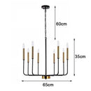 Axyaa Modern Pendant Light Chandelier for Dining Room and Living Room