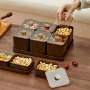 Axyaa Plastic Storage Tray- Food Serving & Snack Organizer