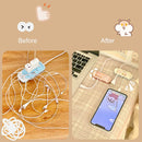 Axyaa Cable Winder Clip: Cute Desk Organizers for Charging Cables & Earphones