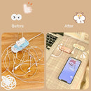Axyaa Cable Winder Clip Organizer Set for Desk, USB, Phone, Earphone - 4pcs