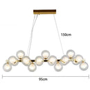 Axyaa LED Pendant Light Chandeliers for Modern Living and Dining Room Lighting