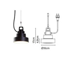 Axyaa Nordic Spanish Chandeliers LED Lamp Retro Industrial Style