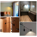 Axyaa Long-arm Wall Sconce for Living Room and Bedroom