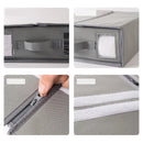 Axyaa Bed Linen Storage Box Set for Bedroom Closet Organization