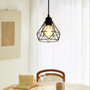 Axyaa Industrial Black Pendant Light Fixture, E27 Base for Hallway and Balcony