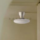 Axyaa Modern Designer Nickel Ceiling Light with Pot Lid, LED Indoor Lamp