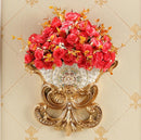 Axyaa Diamond Resin Vase Wall Hanging for Elegant Home Decor