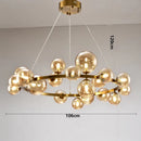 Axyaa LED Pendant Chandeliers for Modern Living and Dining Room Lighting