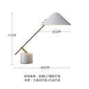 Axyaa Marble Base Table Lamp LED E27 Black/White Minimalist Desk Light
