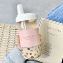 Axyaa Pearl Milk Tea Straw Bottle: Cute, Large Capacity, Drop-proof Juice Cup