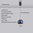 Axyaa Adjustable Angle Round Pendant Light: Modern Stretchable Chandelier for Home Lighting