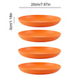 Axyaa Eco-Friendly Wheat Straw Dinner Plates Set - 4pcs Full Tableware & Dinnerware