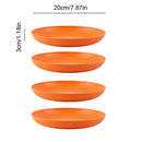 Axyaa Eco-Friendly Wheat Straw Dinner Plates Set - 4pcs Full Tableware & Dinnerware