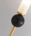 Axya Copper Wine Corridor Wall Lamp, Living Room TV Background Light, Bedside Marble Pole Light