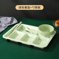 Axyaa Meal Plate Set - Fast Food Bowls Separation Plate Bowl Cup Dinner Set