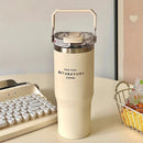Axyaa 30oz Insulated Water Bottle Hot & Cold Drinks Travel Mug Thermos