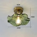Axyaa Glass LED Ceiling Light Chandelier for Living Room Bedroom Decor