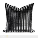 Axyaa Leather Weaving Cushion Throw Pillow for Modern Luxury Villa Living