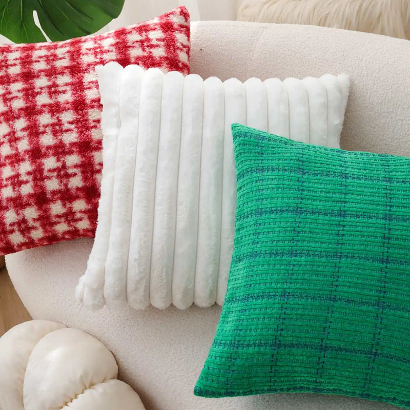 Nordic Christmas Cushion Cover by Axyaa - Designer Pillow Cover for Living Room