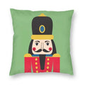 Axyaa Nutcracker Doll Print Sofa Cushion Cover - Home Decoration & Party Bedding