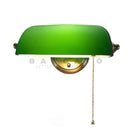Axyaa Traditional Green Banker Wall Lamp Classical Vintage Beige Wall Light for Home and Hospitality