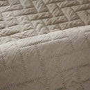 Axyaa Soft Washed Cotton Sofa Cover: Warm & Anti-Slip Solid Color Protective Towel