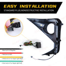 Axyaa Avanza Veloz Daytime Running Lights Turn Signal Front Bumper Daylight White Yellow