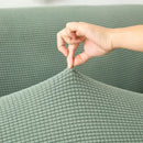 Axyaa Stretch Jacquard Corner Sofa Cover for Living Room