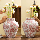 Axyaa Blue White Porcelain Ceramic Vases High-Temperature Fired Ornaments