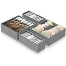 Axyaa Underwear Sock Bra Storage Box - 20/6/7/1 Grids Organizer Cabinets Drawers Pants