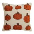 Axyaa Vintage Pumpkin Pattern Cushion Cover - Halloween Pillowcase